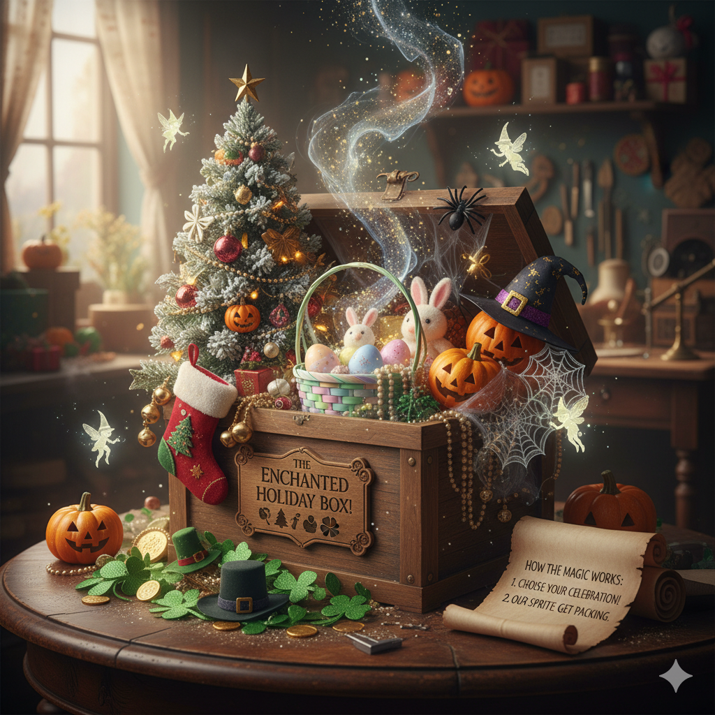 The Enchanted Holiday Box! 🎄🎃🐰 Pick Your Celebration! Mystery Decor Haul!!
