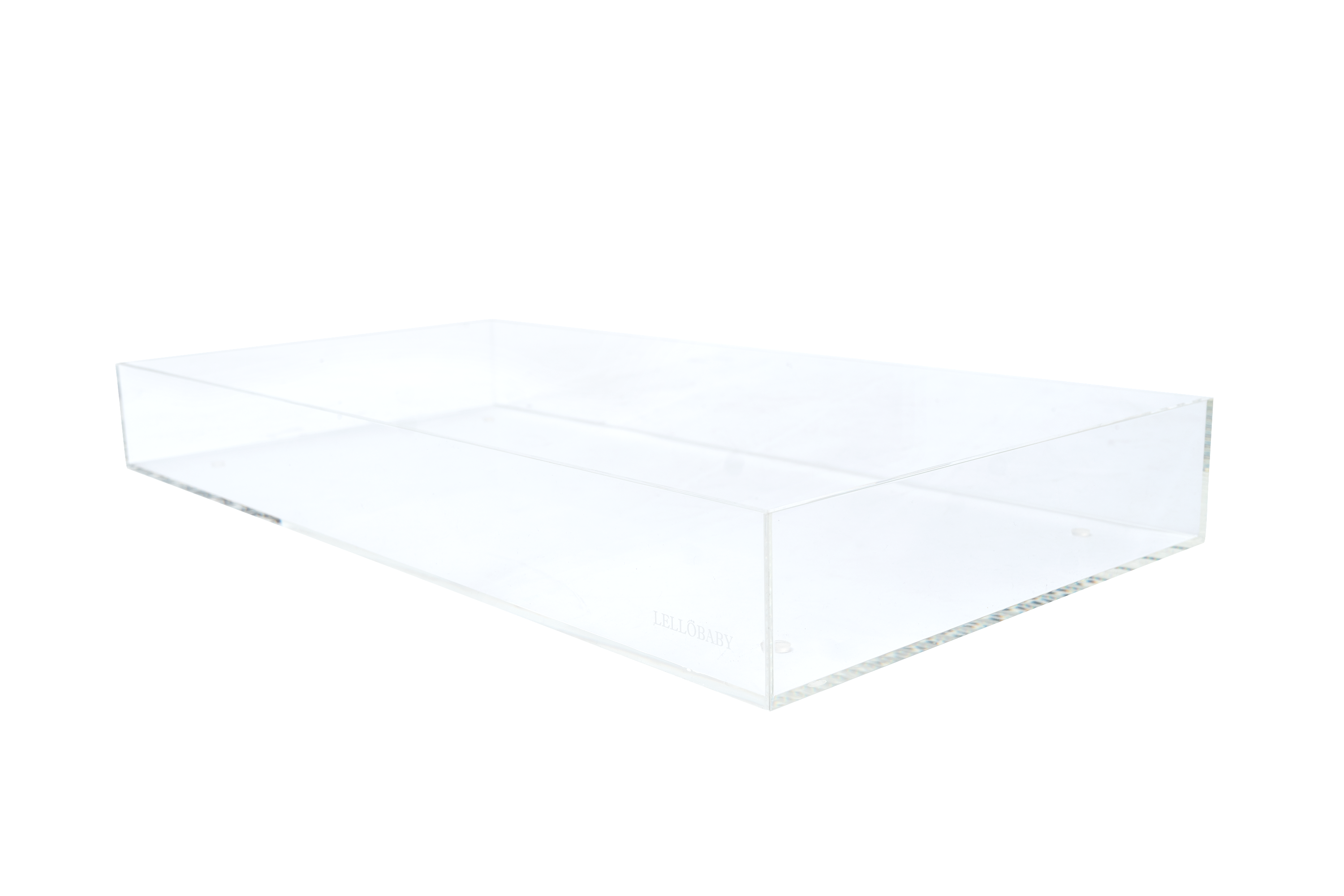 LELLOBABY™ -  6mm Thick Premier Edition Acrylic Diaper Changing Tray