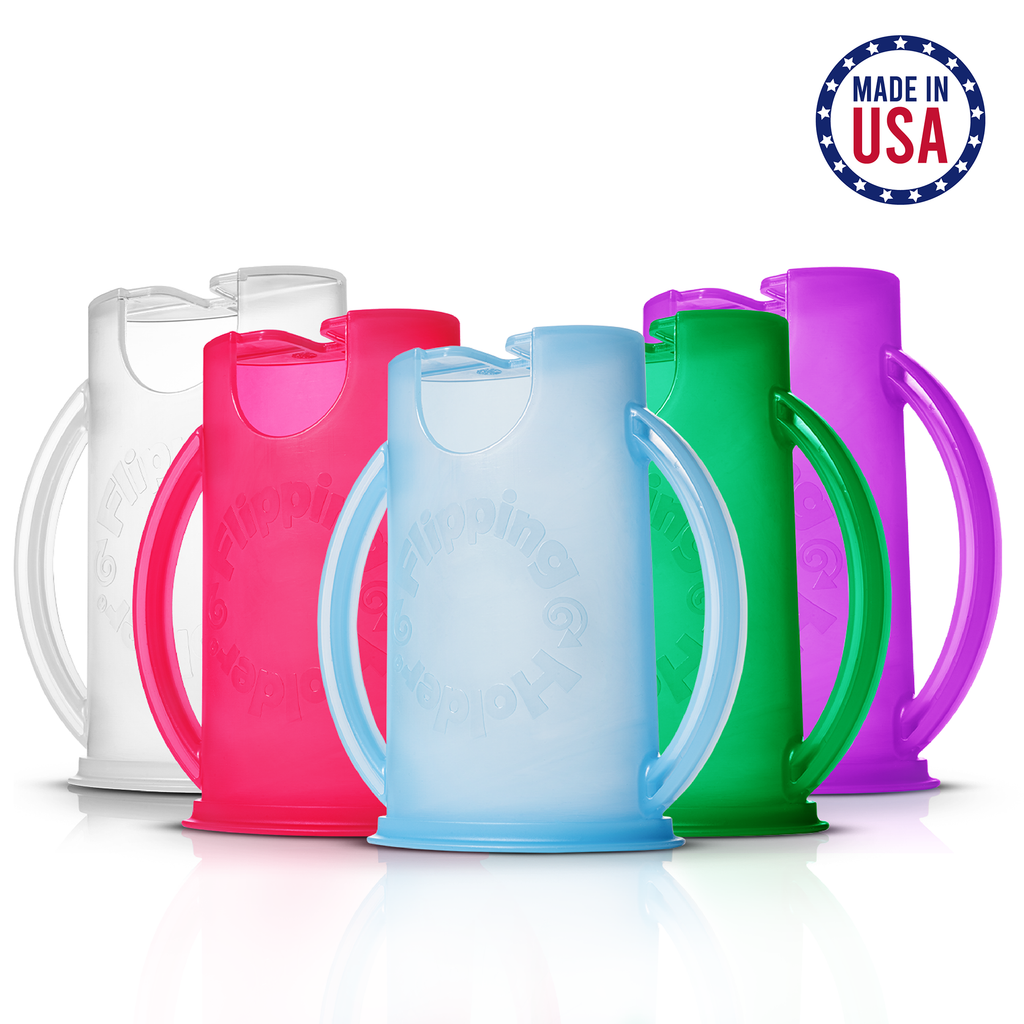 Flipping Holder DELUXE w/ LID (Pink)