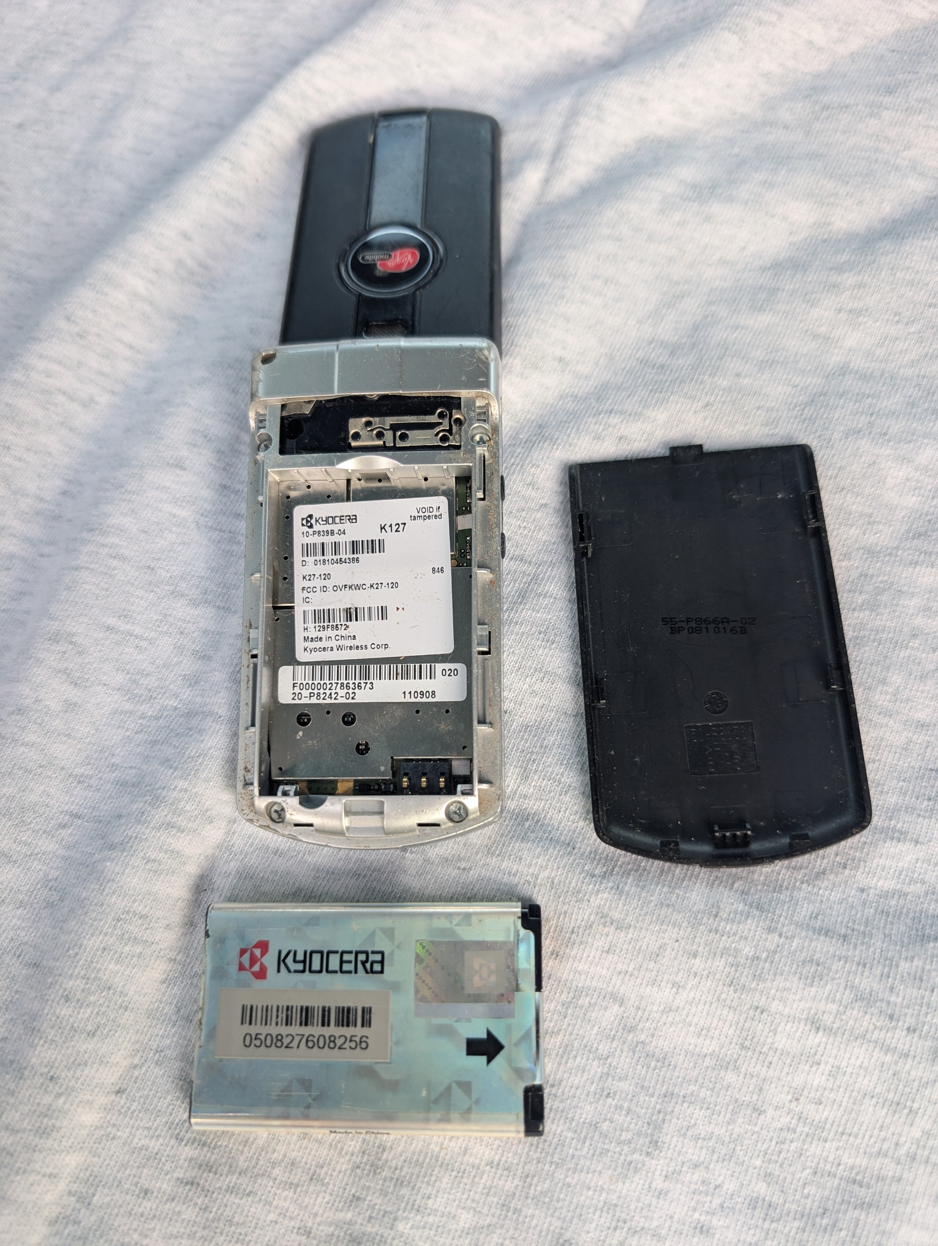 KYOCERA K127, (VIRGIN MOBILE) mobile phone