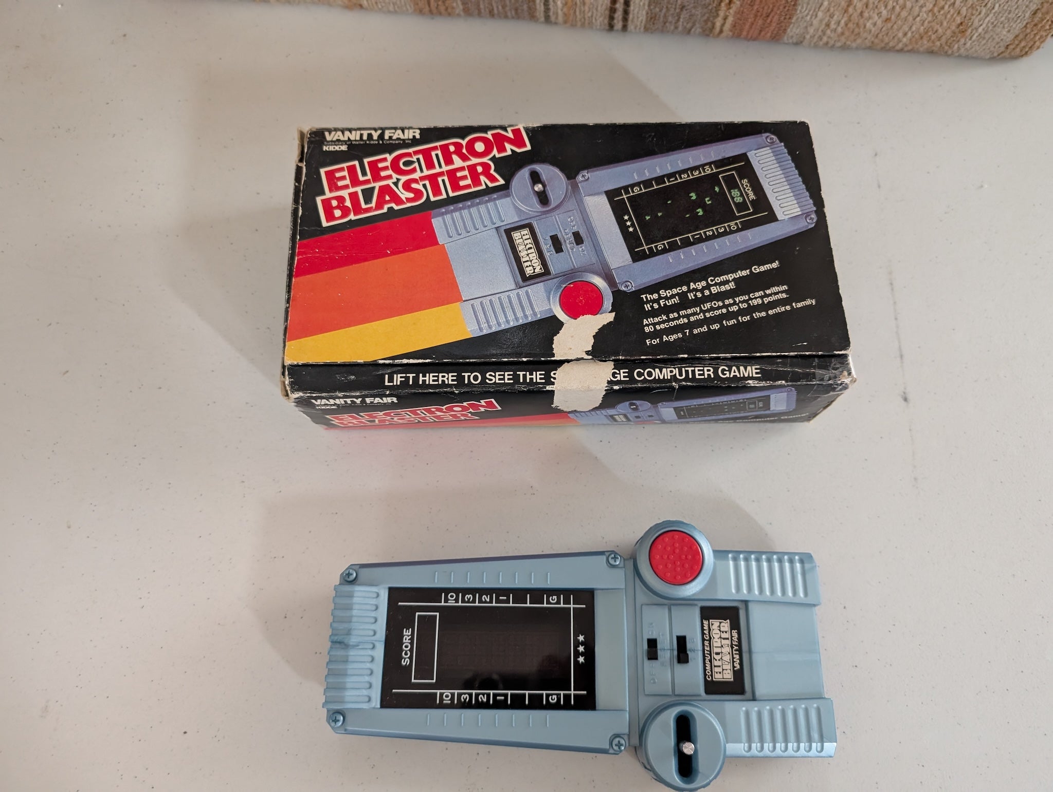 Rare Vanity Fair Electron Blaster Vintage 1980 Electronic Game Incl Box