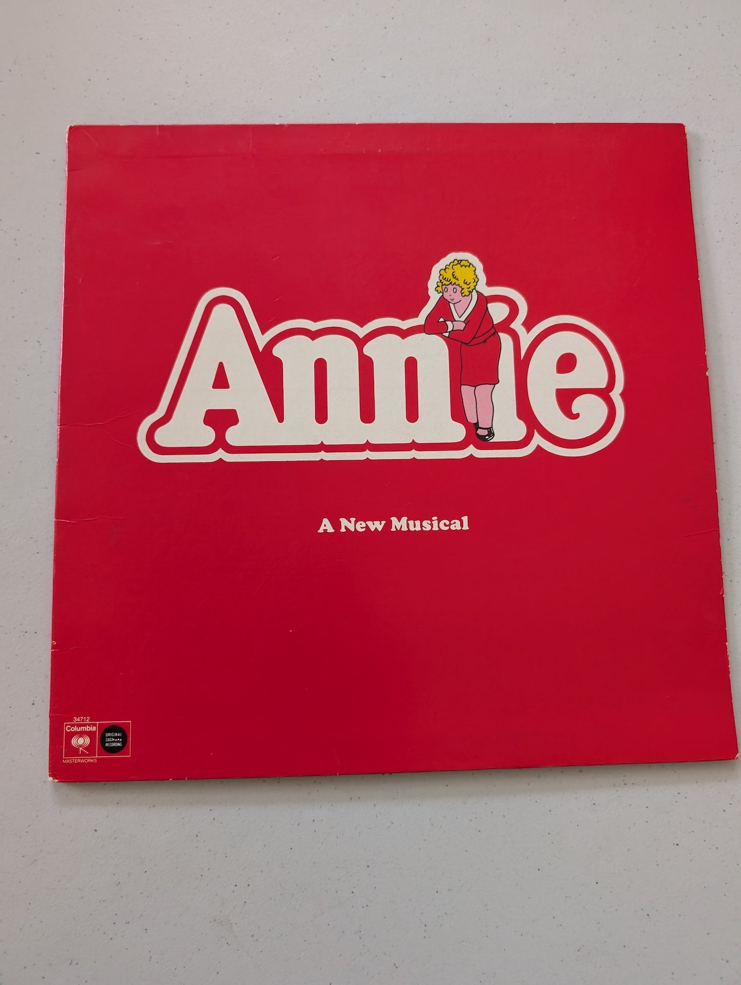 Annie A New Musical Original Cast Soundtrack Vinyl LP Various Artists(Vintage Vinyl Record LP Album Soundtrack)