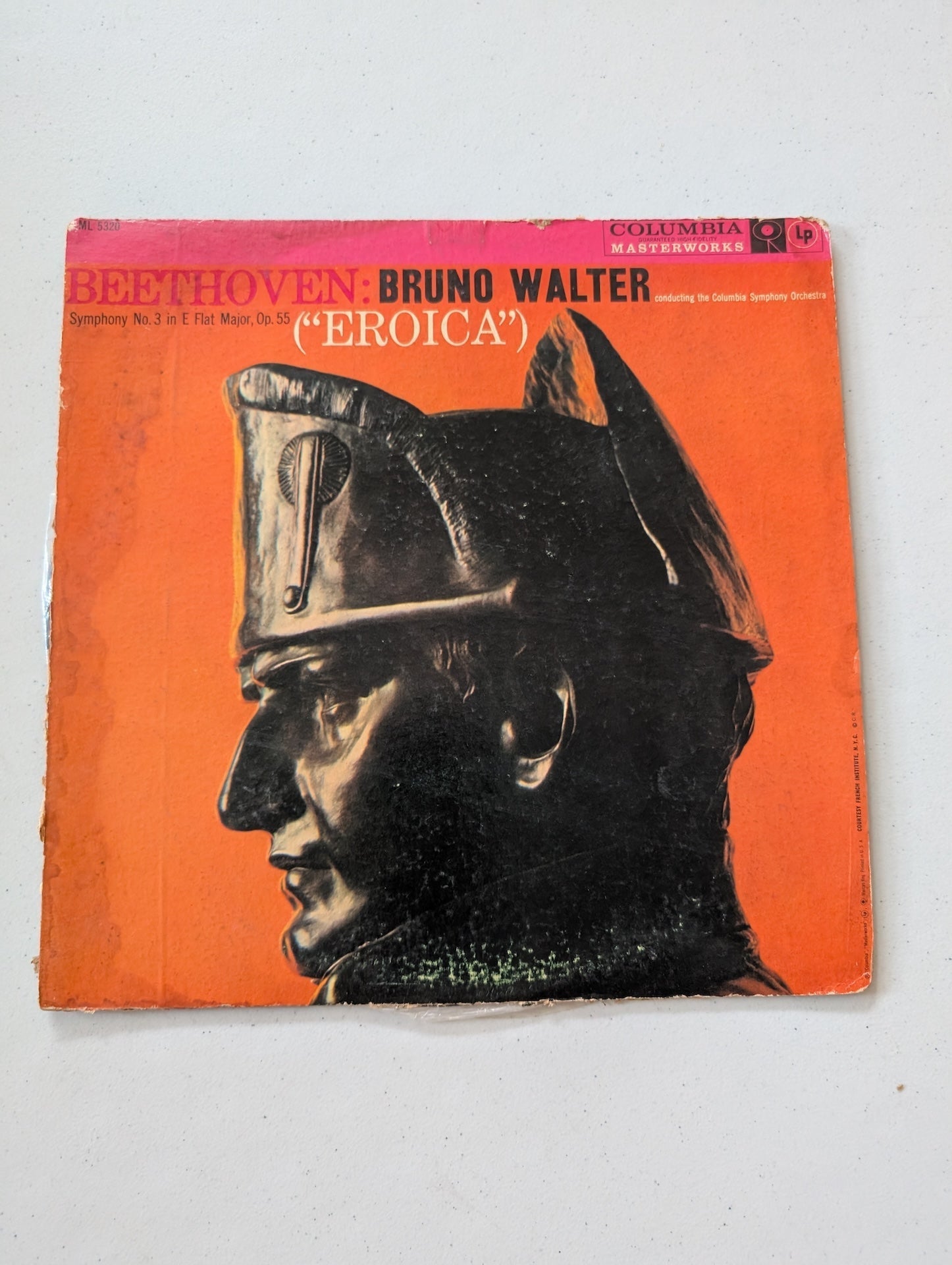 Beethoven : Symphony No. 3 in E-flat Major Op. 55 "Eroica" / Bruno Walter, Columbia Symphony Orchestra(Vintage Vinyl Record LP Album)