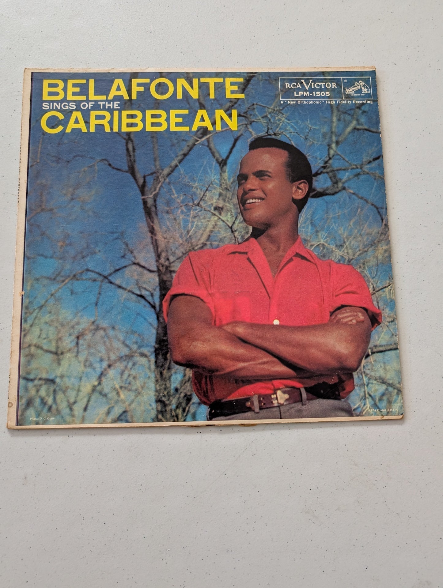Belafonte - Belafonte Sings Of The Caribbean (LP, Album, Mono)(Vintage Vinyl Record LP Album)