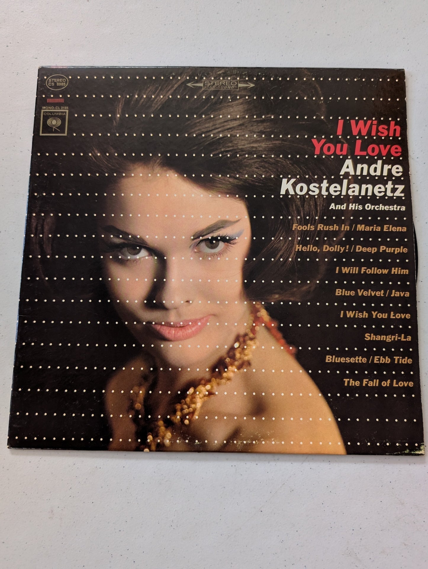 Andre Kostelanetz And His Orchestra – I Wish You Love(Vintage Vinyl Record LP Album)