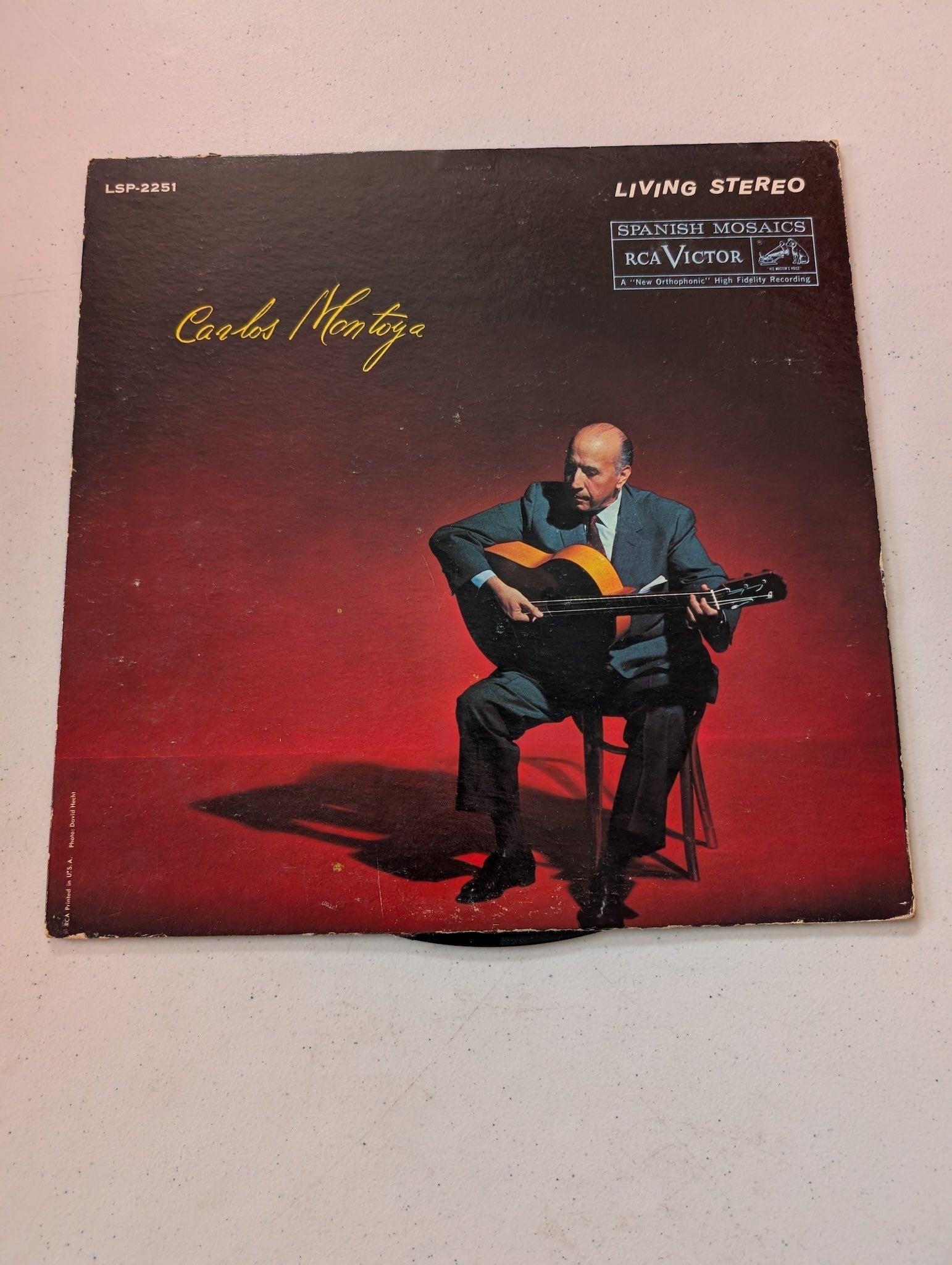 Carlos Montoya - Self Titled 1960 LP Vinyl Record Album - RCA Victor LSP-2251(Vintage Vinyl Record LP Album)