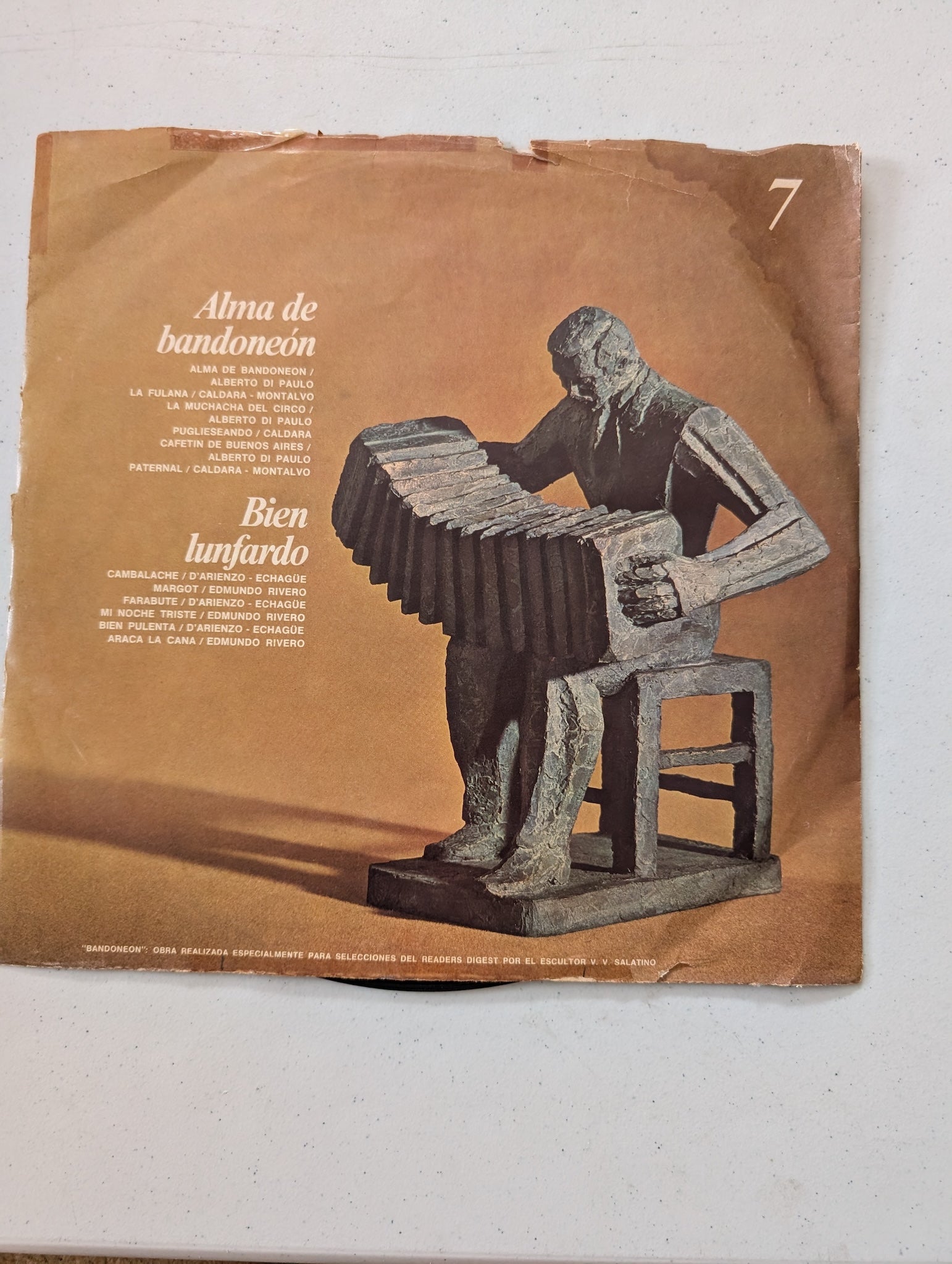 Alma de Bandoneón / Bien Lufardo (Vintage Vinyl Record LP Album)