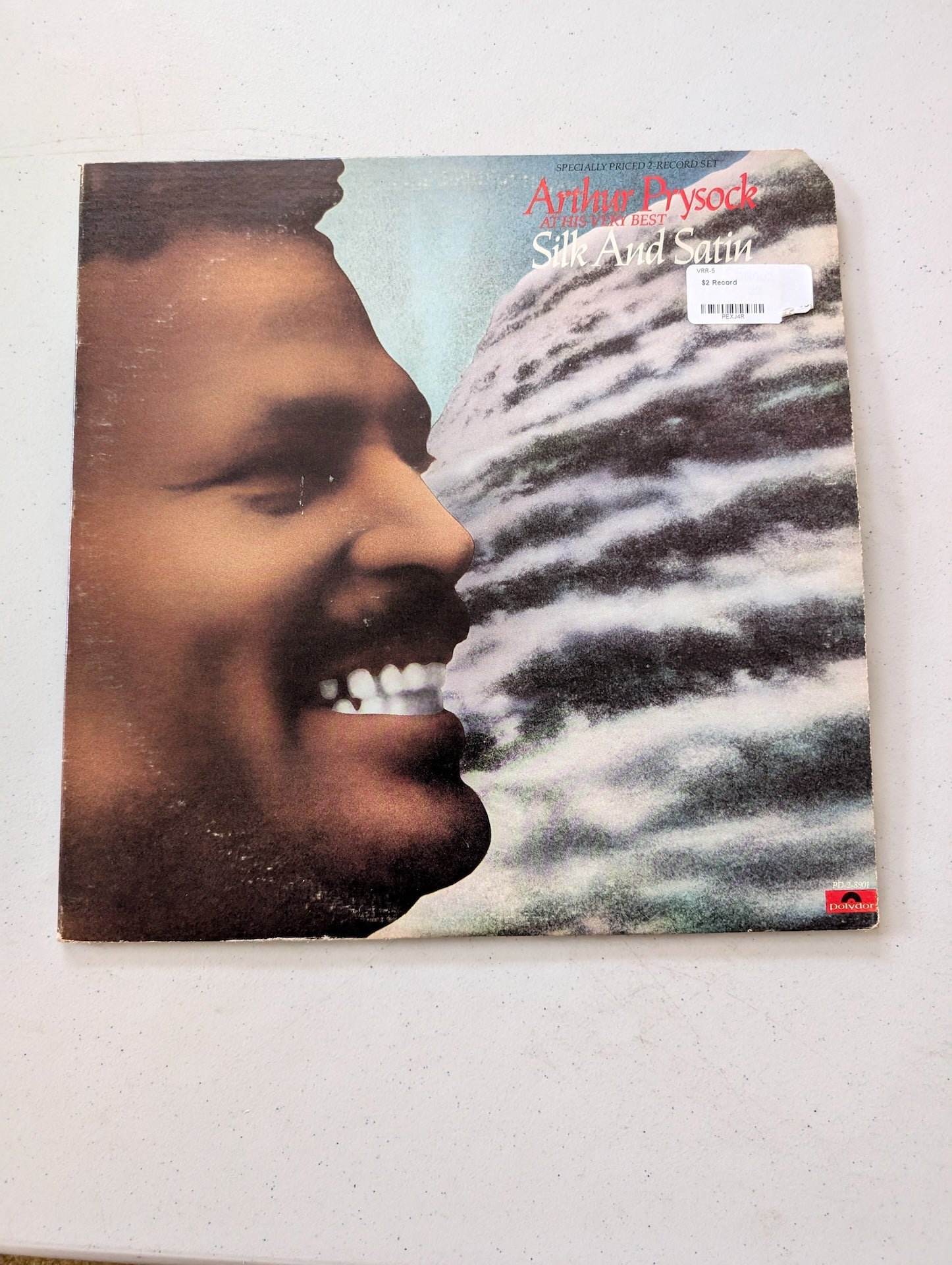 Arthur Prysock - At His Very Best-Silk And Satin - Polydor - PD-2-8901(Vintage Vinyl Record LP Album)