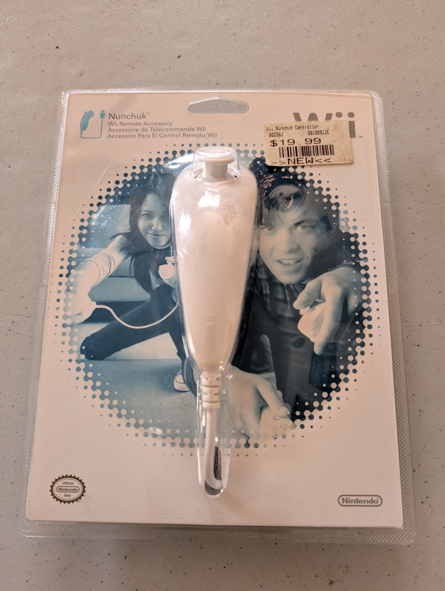 Nintendo Wii Nunchuck Controller Original OEM Authentic Brand New Sealed