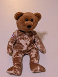 Hero the Bear TY Beanie Baby (Vintage, Retired,VTG, Stuffed Animal, Plush, Toy)