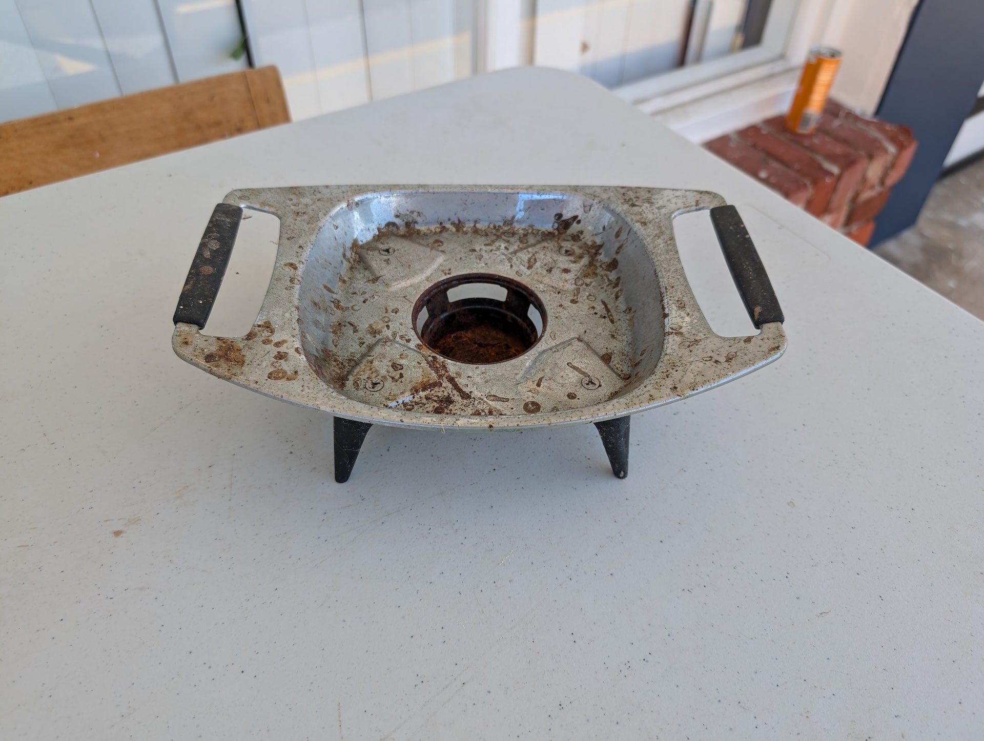 Corning Ware Serving Trivet for warming Candle Vintage