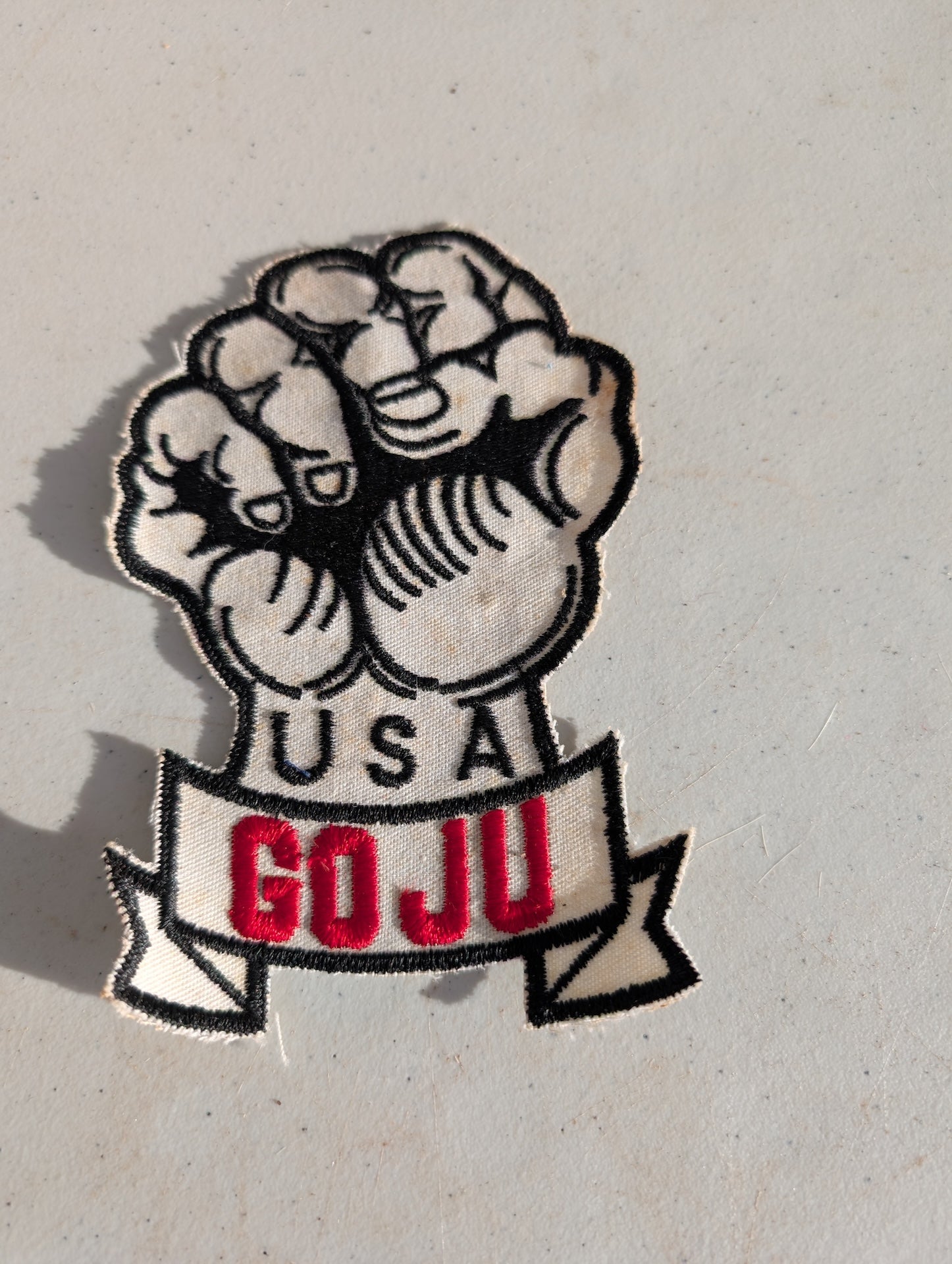 Goju Ryu Karate Embroidered Patch, Martial Arts