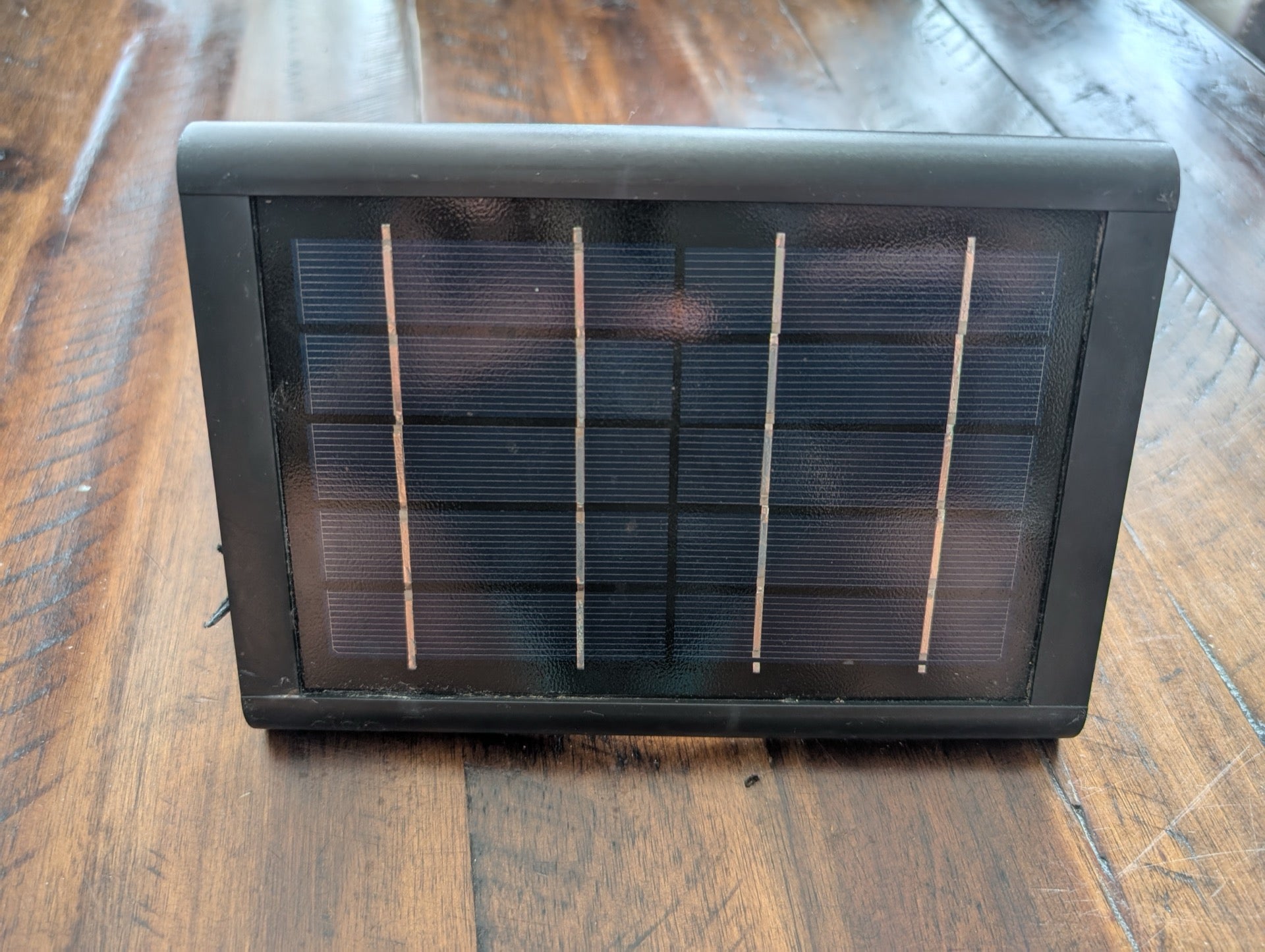 Small Ring Solar Panel for Security Camera / 12V Charger from Generic/Unbranded - 2010s/2020s Electronics, Smart Home, Outdoor (Plastic, Glass, Silicon Solar Panel Charger, Not Applicable, Black, solar panel, security camera, 12v, charger, Ring)